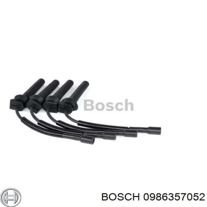 0986357052 Bosch дріт високовольтні, комплект