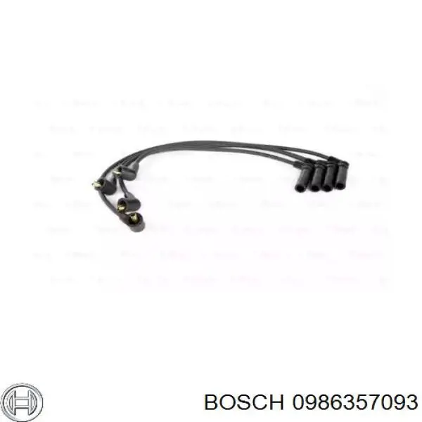 Дріт високовольтний, комплект 0986357093 Bosch