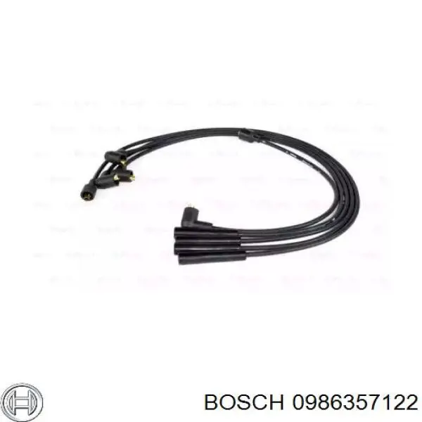 Високовольтні дроти 0986357122 Bosch