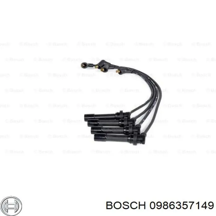0986357149 Bosch дріт високовольтні, комплект