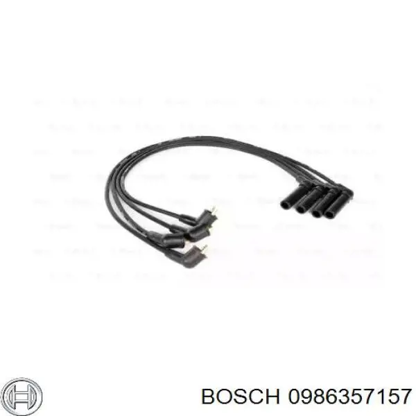 0986357157 Bosch дріт високовольтні, комплект