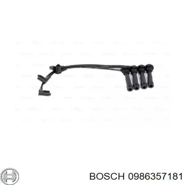 0986357181 Bosch дріт високовольтні, комплект