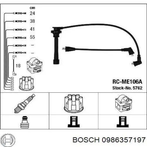 Купити IC522 Japan Parts Провід високовольтні, комплект