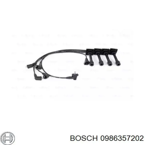 Дріт високовольтний, комплект 0986357202 Bosch