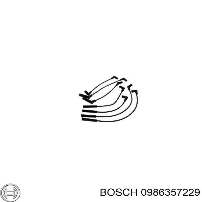 Дріт високовольтний, комплект 0986357229 Bosch