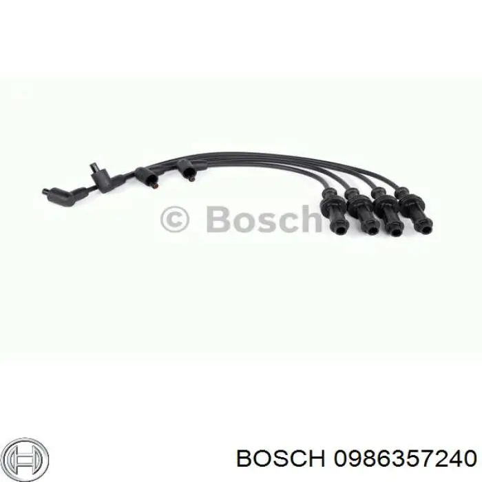 0986357240 Bosch дріт високовольтні, комплект
