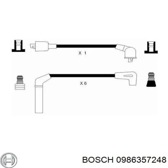 Високовольтні дроти 04797685AB Chrysler