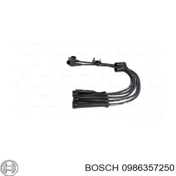 Дріт високовольтний, комплект 0986357250 Bosch