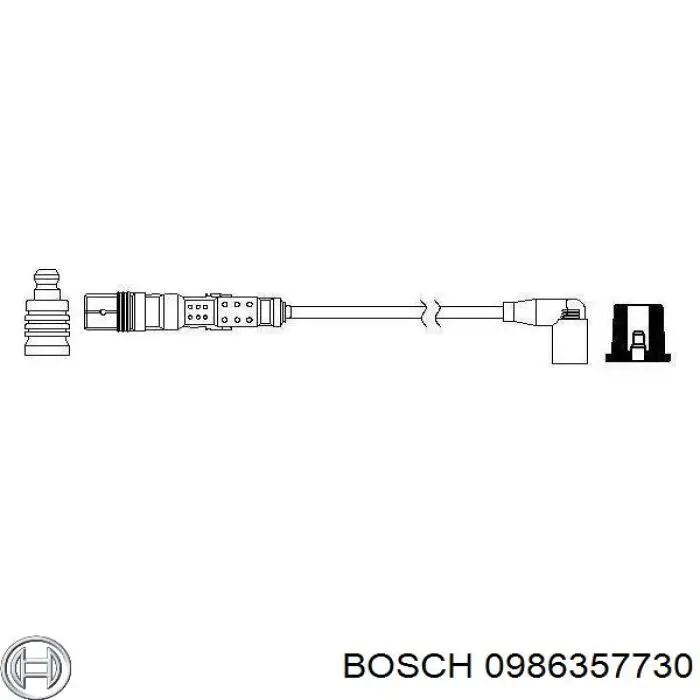 Дріт високовольтний Bosch 0986357730
