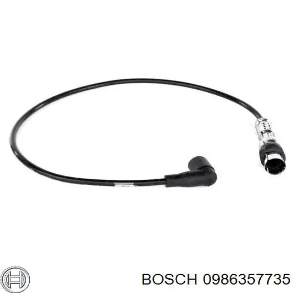 0986357735 Bosch кабель високовольтний, циліндр №1