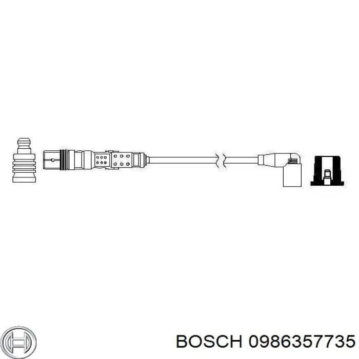 Дріт високовольтний Bosch 0986357735