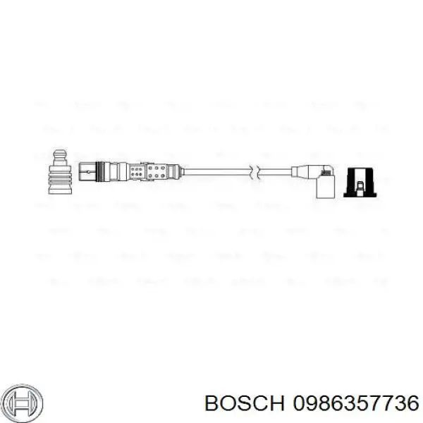 Високовольтні дроти 0986357736 Bosch