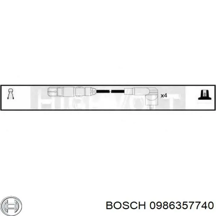 Високовольтні дроти ENT910194 Engitech
