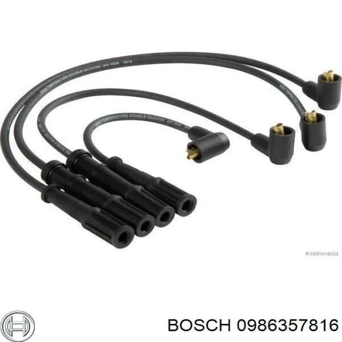 Дріт високовольтний, комплект 0986357816 Bosch