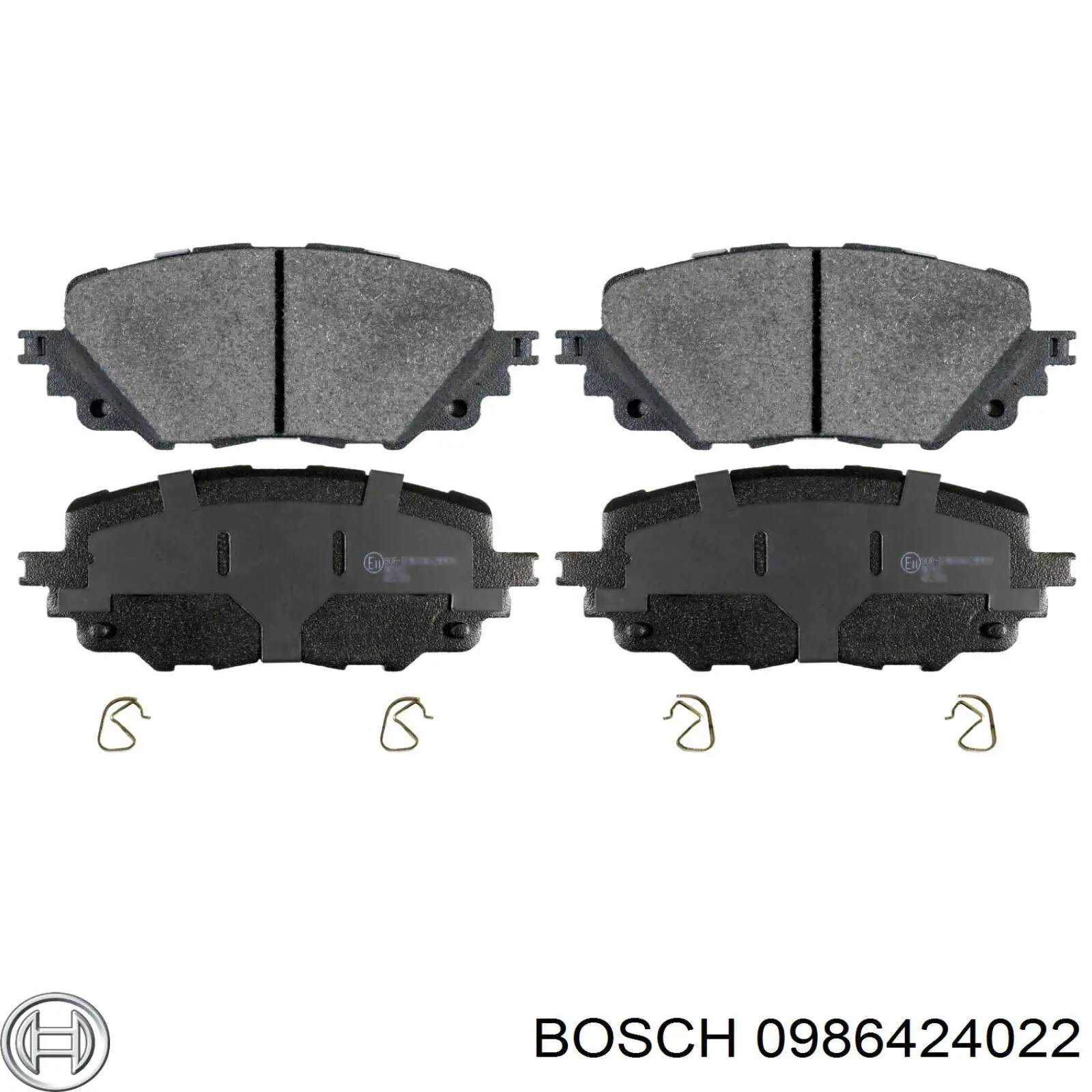 Купити 0986424022 Bosch Колодки гальмівні передні, дискові