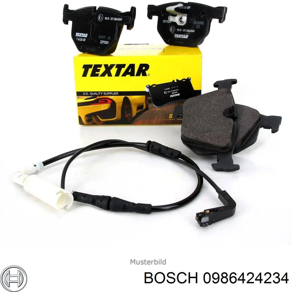 0986424234 Bosch Передні гальмівні колодки