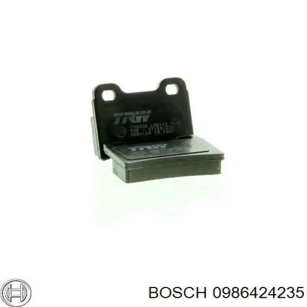 Задні дискові колодки Bosch 0986424235