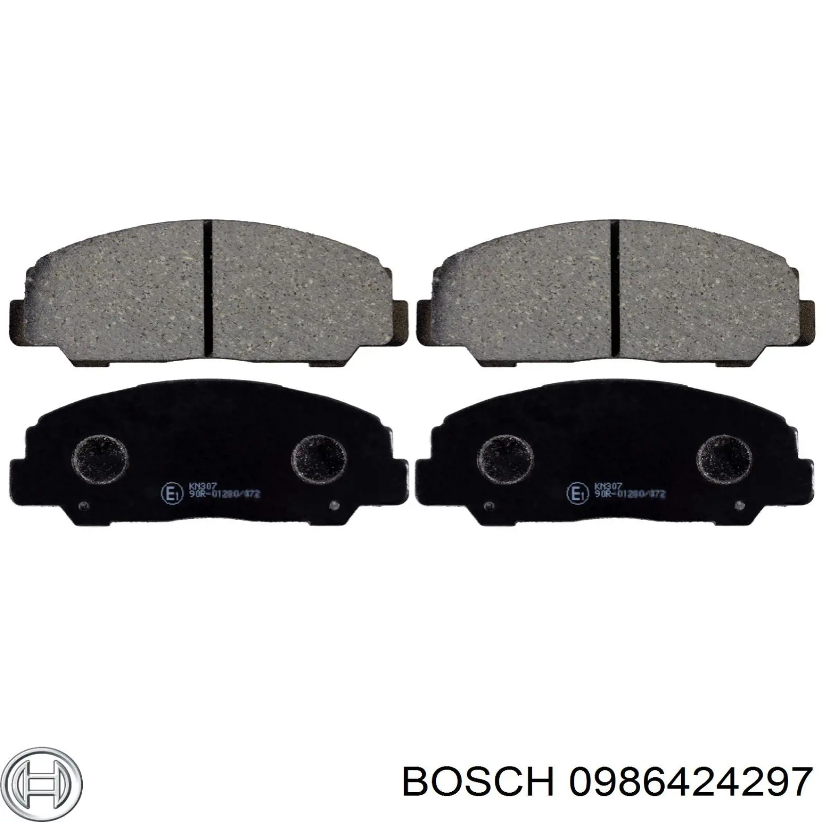 Гальмівні колодки Bosch 0986424297 ціна, від 21.01 USD