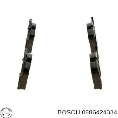 Купити 0986424334 Bosch Задні колодки