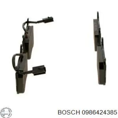 Гальмівні колодки Bosch 0986424385 ціна, від 53.33 USD