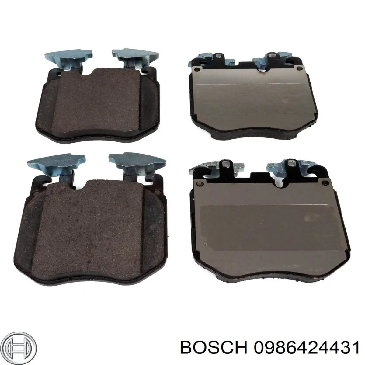 Передні тормозні колодки 0986424431 Bosch