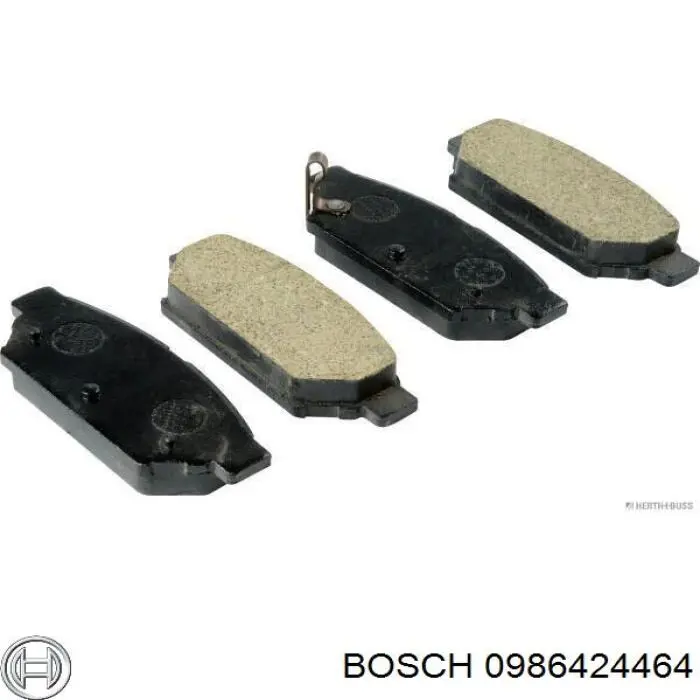 Купити 0986424464 Bosch Задні колодки