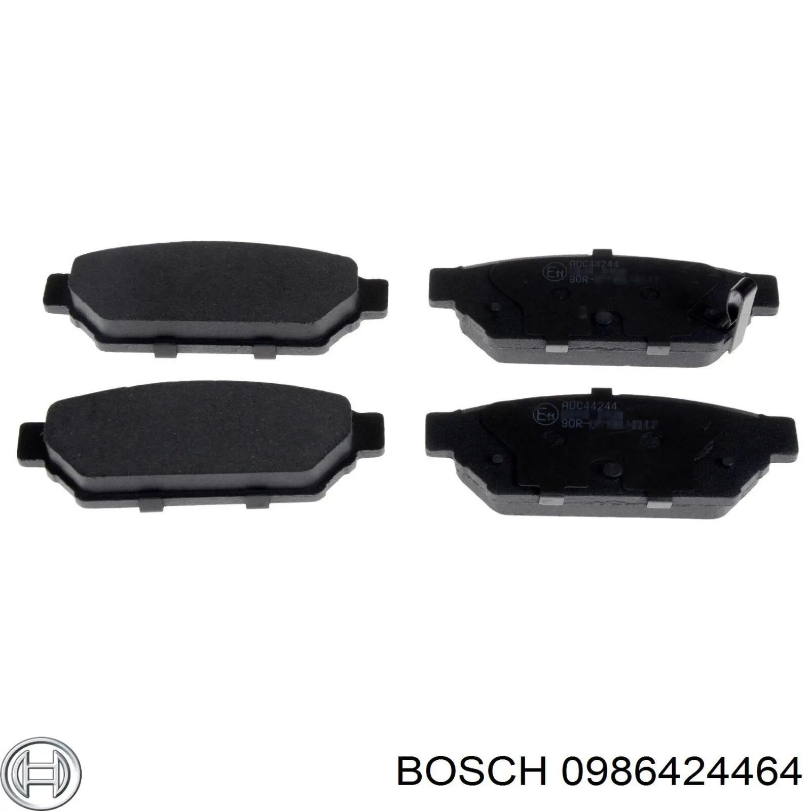 Задні гальмівні колодки 0986424464 Bosch