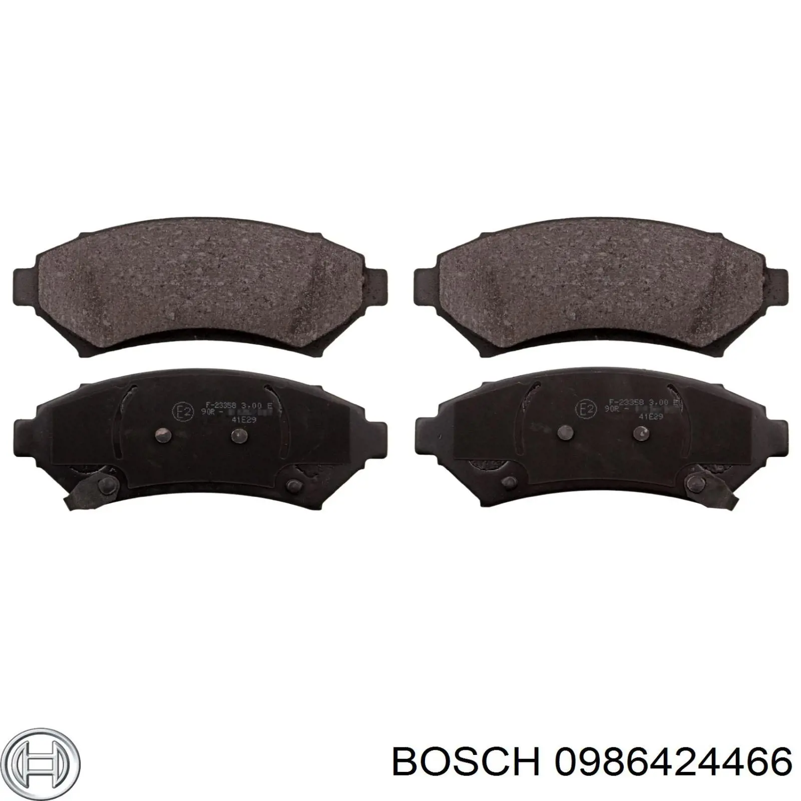 Гальмівні колодки Bosch 0986424466 ціна, від 26.16 USD