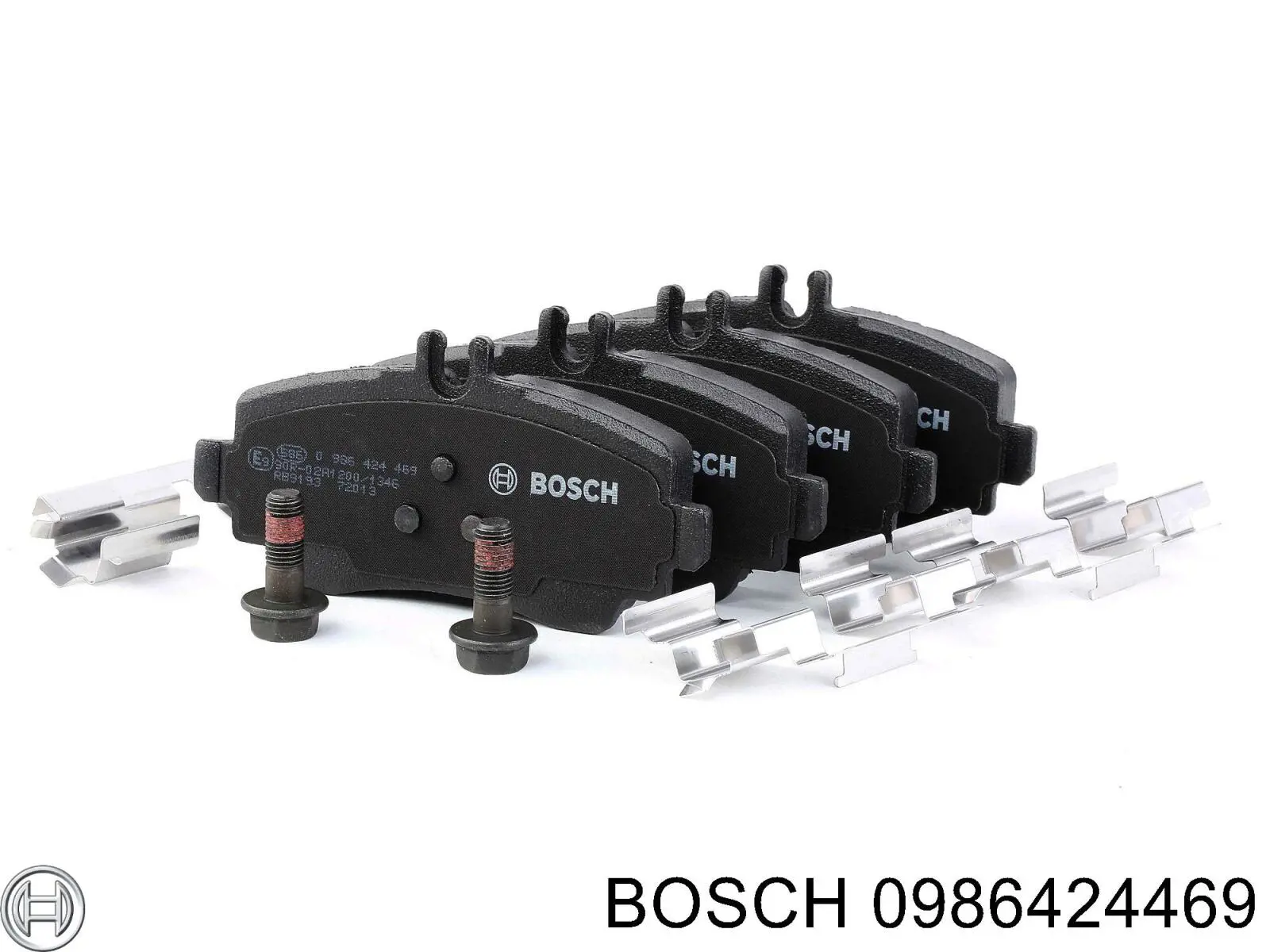 0986424469 Bosch колодки гальмівні передні, дискові