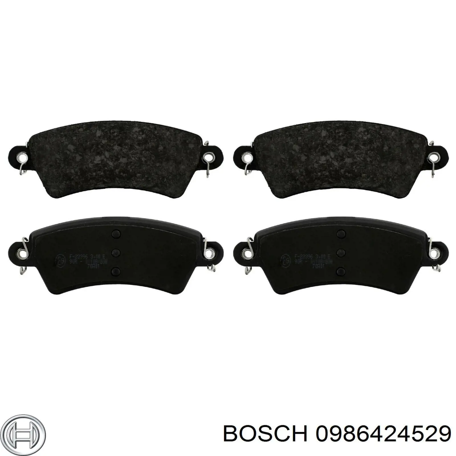 0986424529 Bosch колодки гальмівні передні, дискові