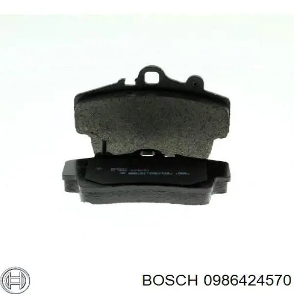 Колодки гальмівні передні, дискові 0986424570 Bosch