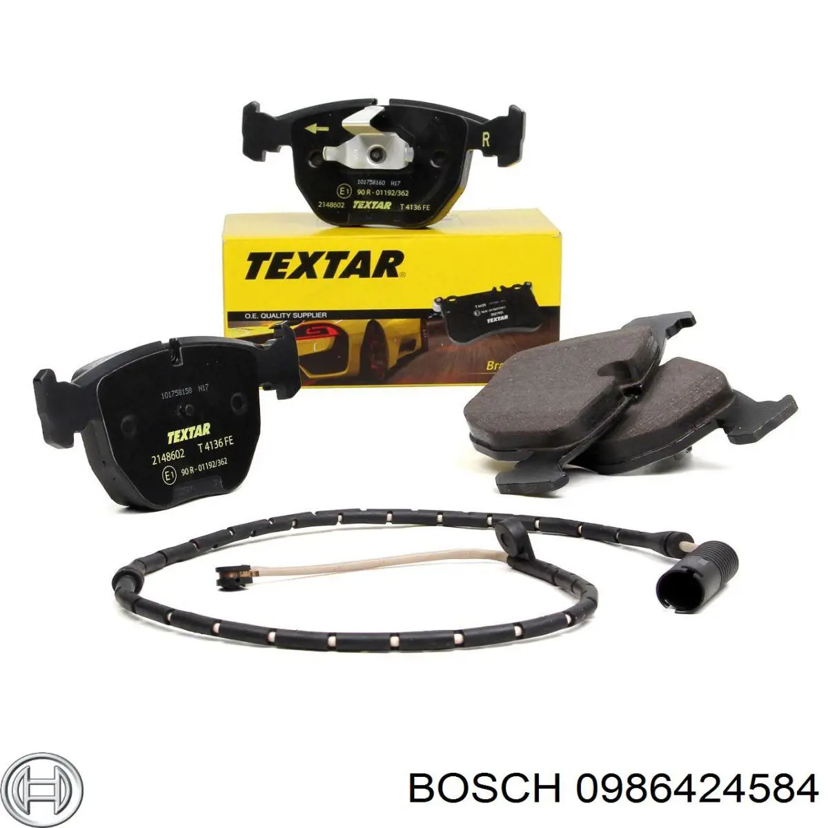 Передні тормозні колодки 0986424584 Bosch