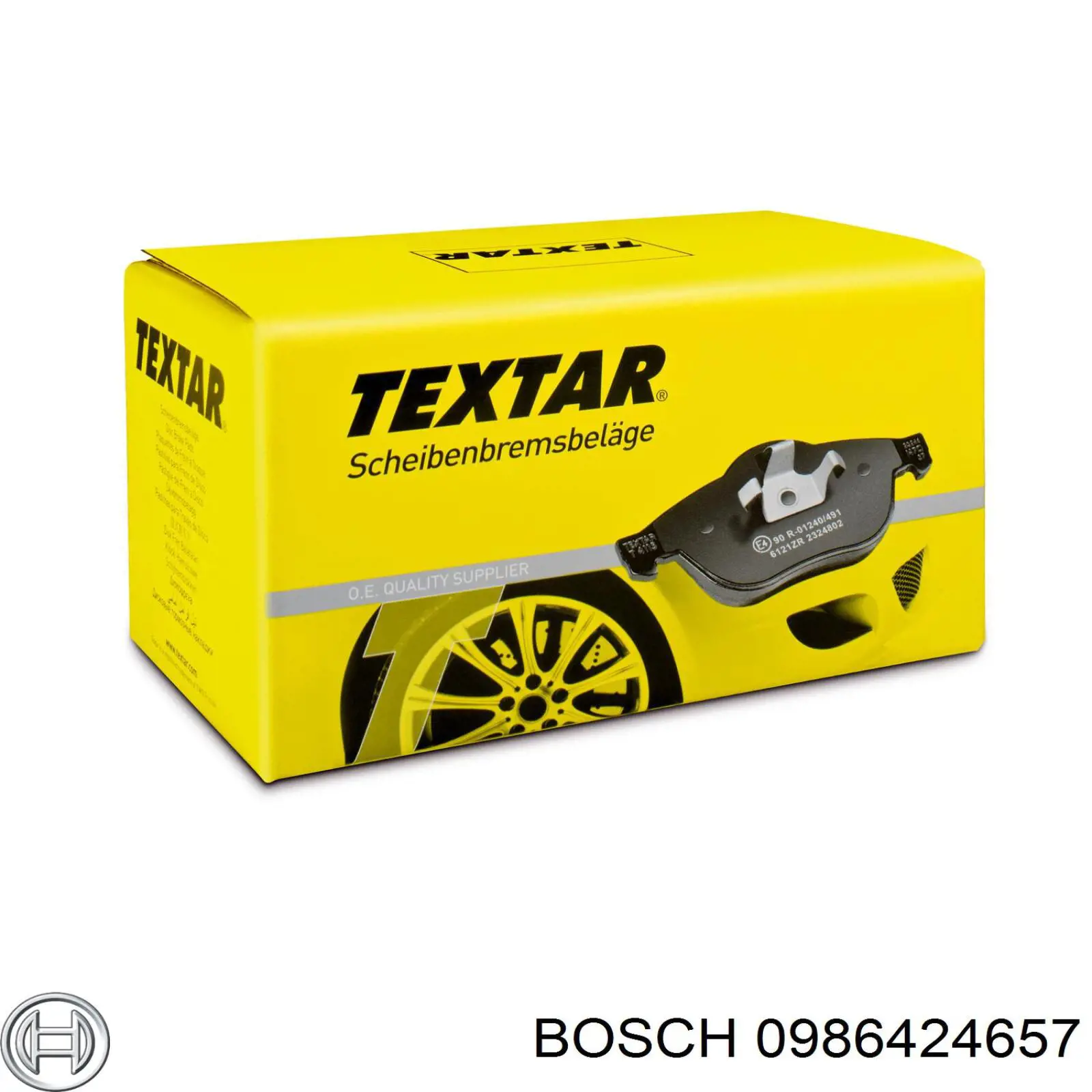 0986424657 Bosch Передні гальмівні колодки