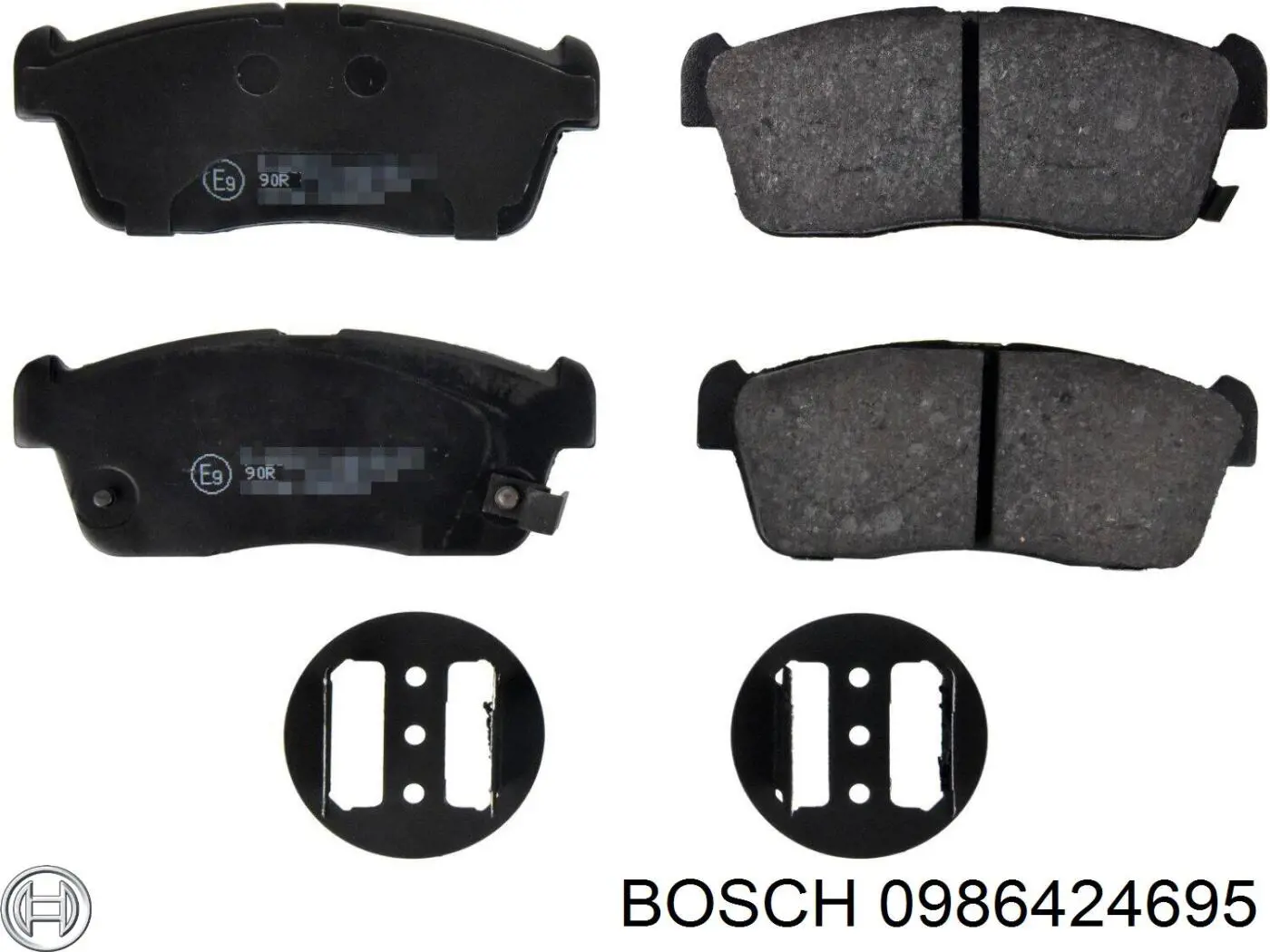 0986424695 Bosch колодки гальмівні передні, дискові