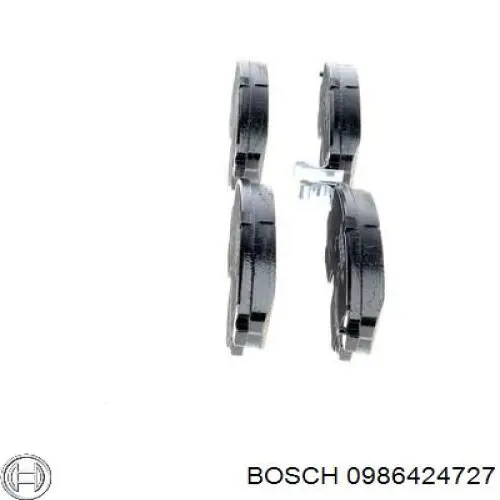0986424727 Bosch Передні гальмівні колодки