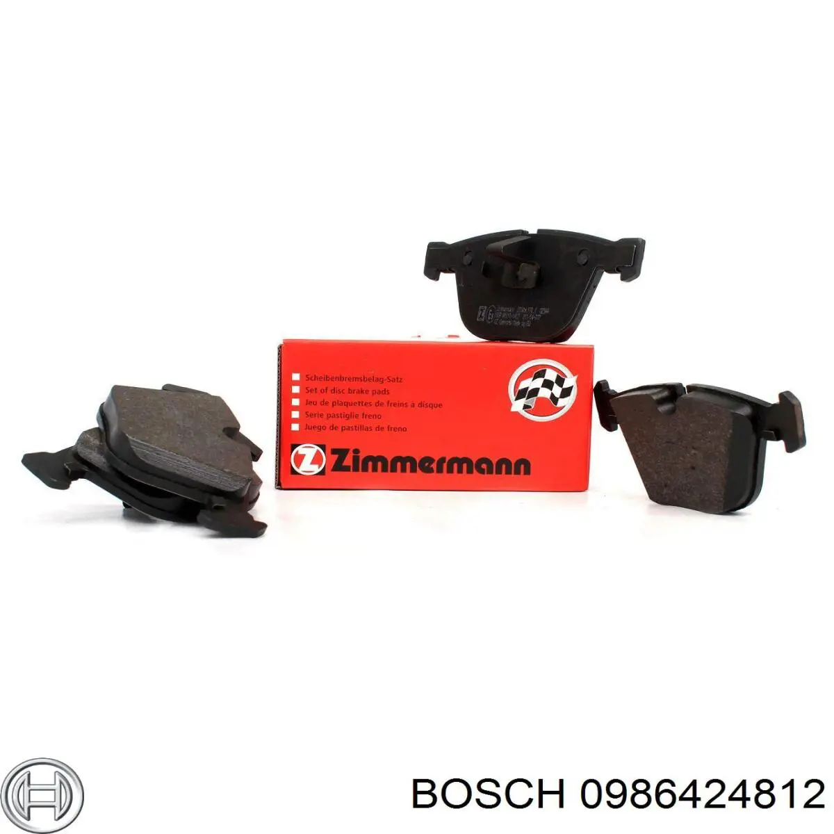 Купити 0986424812 Bosch Задні колодки