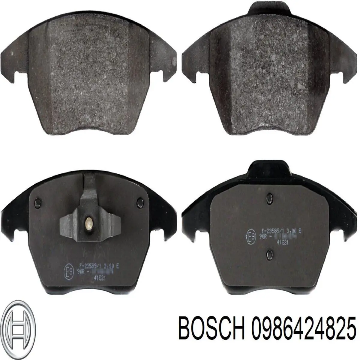 Передні тормозні колодки 0986424825 Bosch