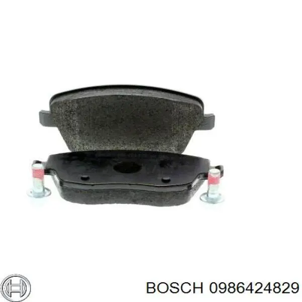 0986424829 Bosch колодки гальмівні передні, дискові