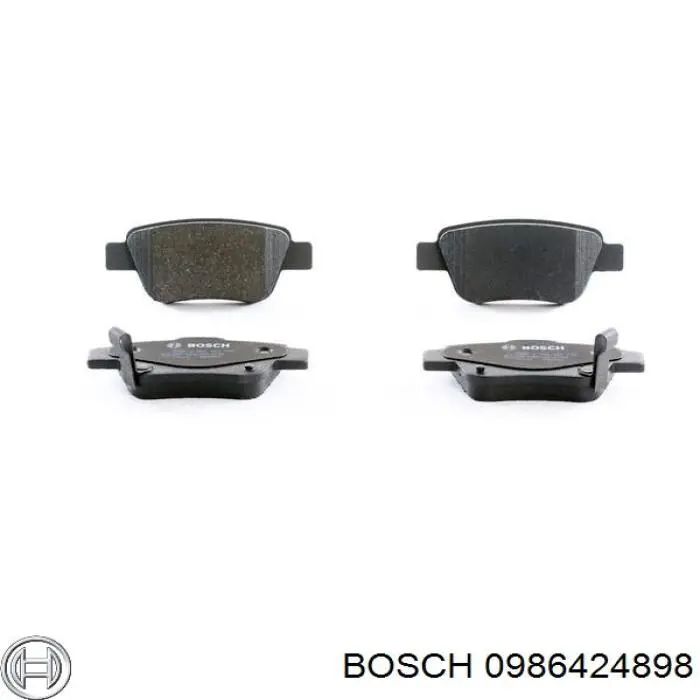 Тормозні колодки Bosch 0986424898
