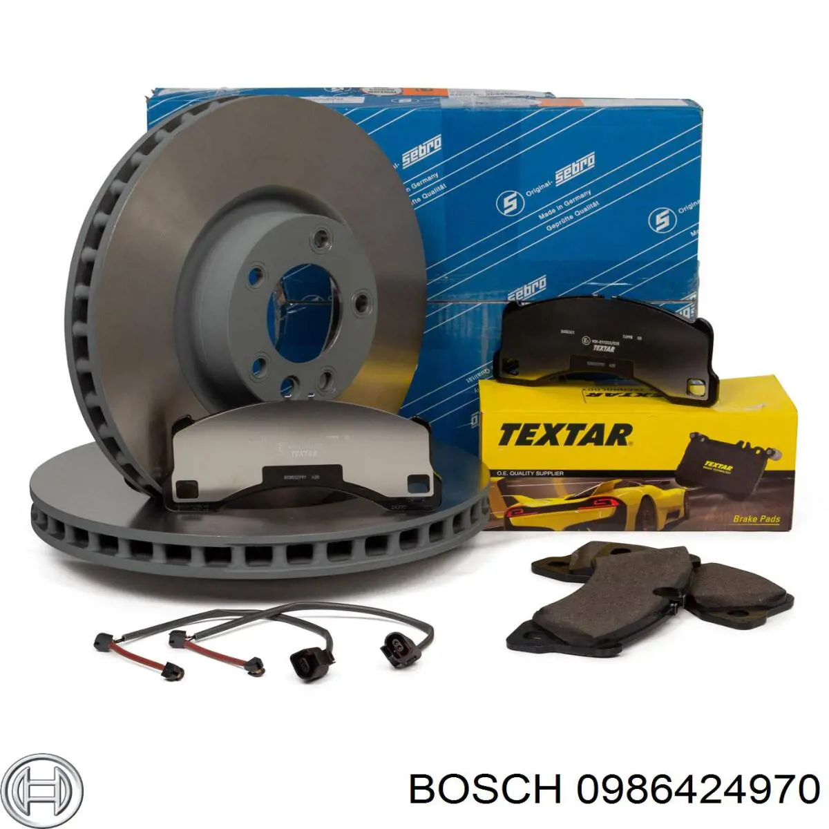 Передні тормозні колодки 9Y0698151BH Porsche