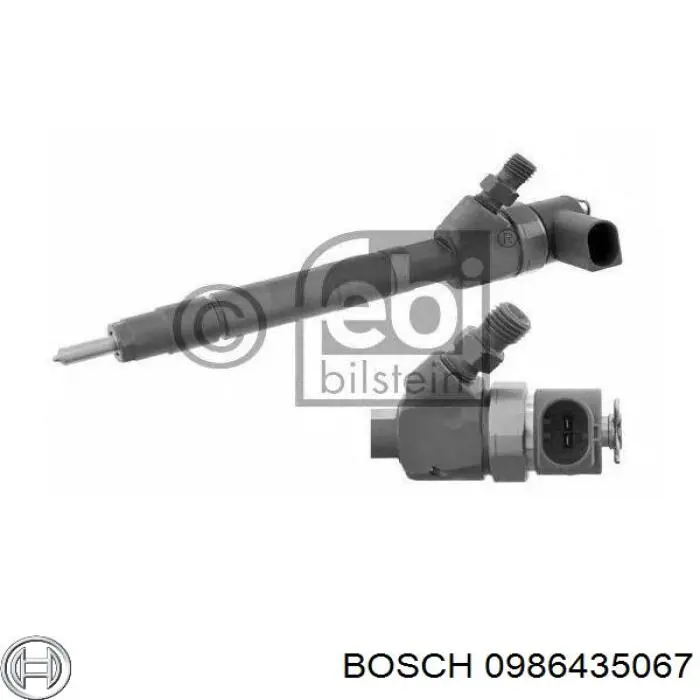 Купити 0986435067 Bosch Форсунка дизельна в зборі, розпилювач + тримач
