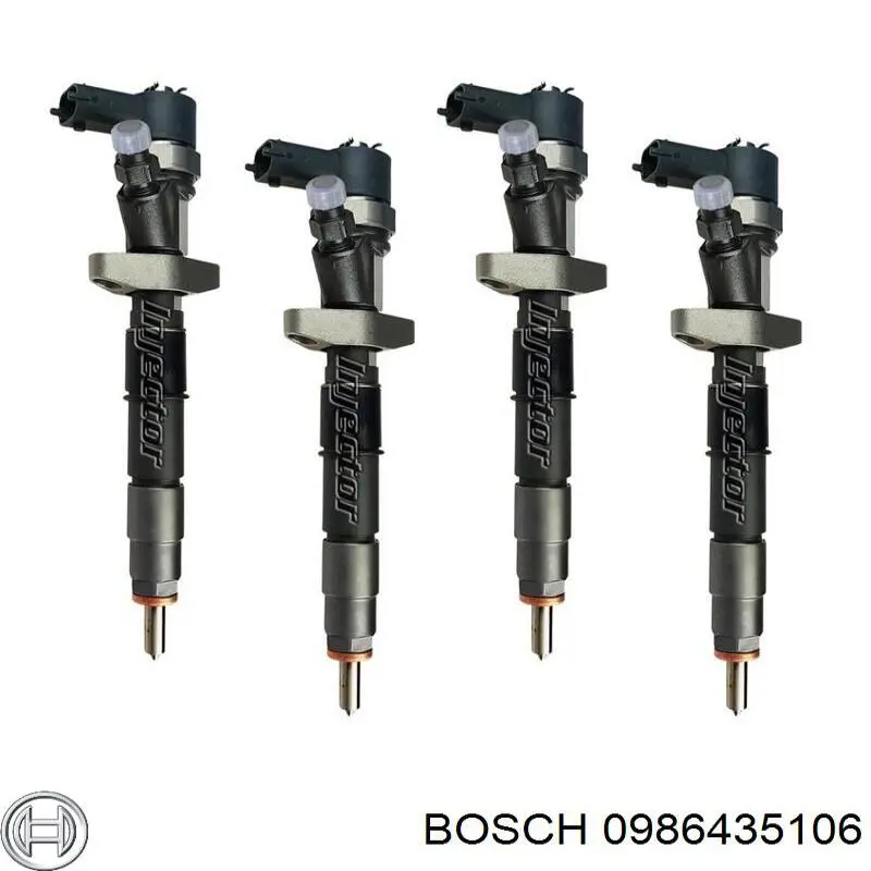 Паливні форсунки 0986435106 Bosch