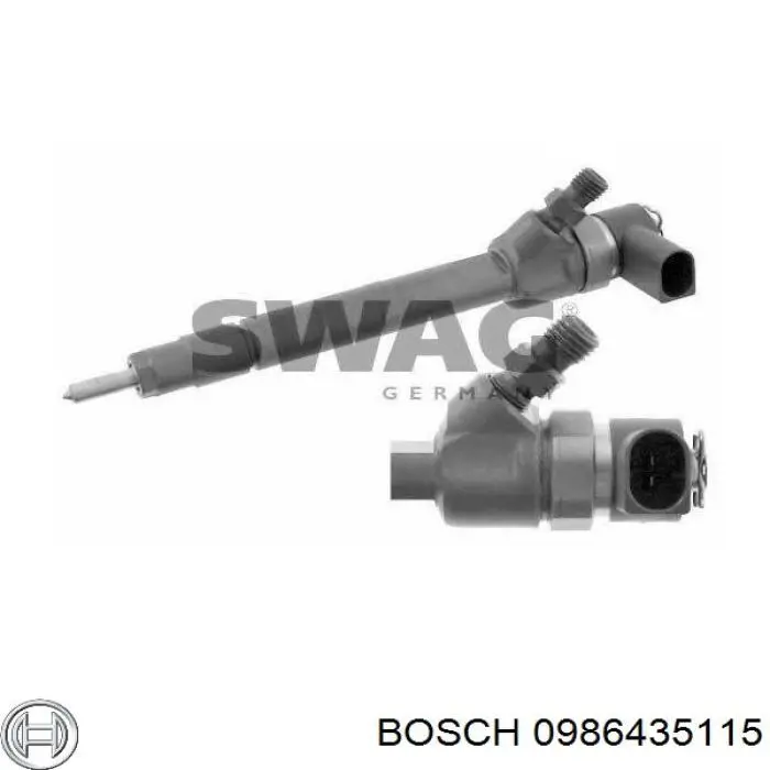 Купити 0445110264 Bosch Форсунка дизельна в зборі, розпилювач + тримач