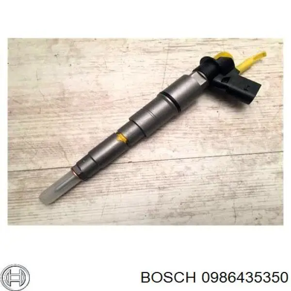 0986435350 Bosch форсунка вприску палива
