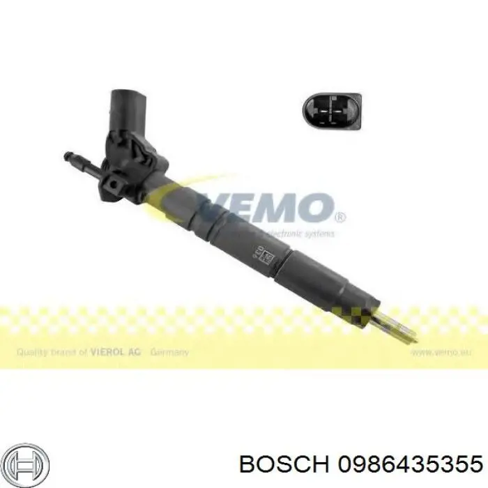 Купити 0986435355 Bosch Форсунка дизельна в зборі, розпилювач + тримач
