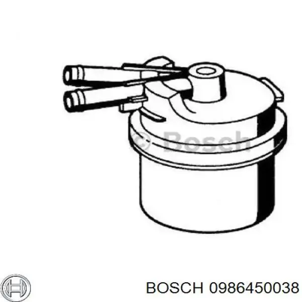 0986450038 Bosch фільтр паливний