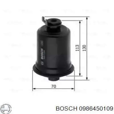 Фільтр паливний 0986450109 Bosch