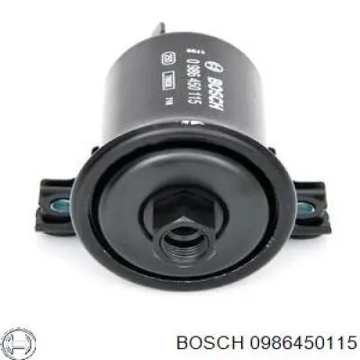 0986450115 Bosch фільтр паливний