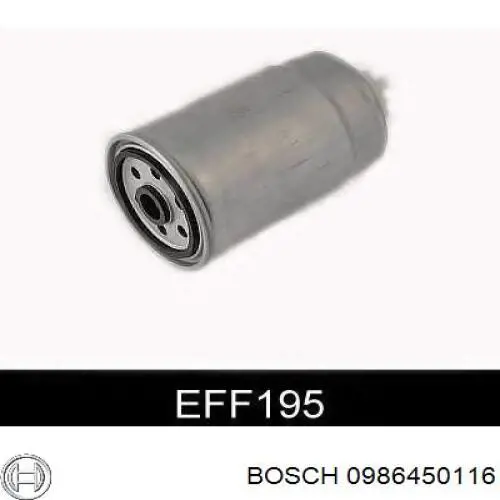 Фільтр тонкого очищення палива Bosch 0986450116 ціна, від 7.88 USD