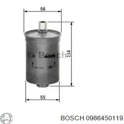0986450119 Bosch фільтр паливний